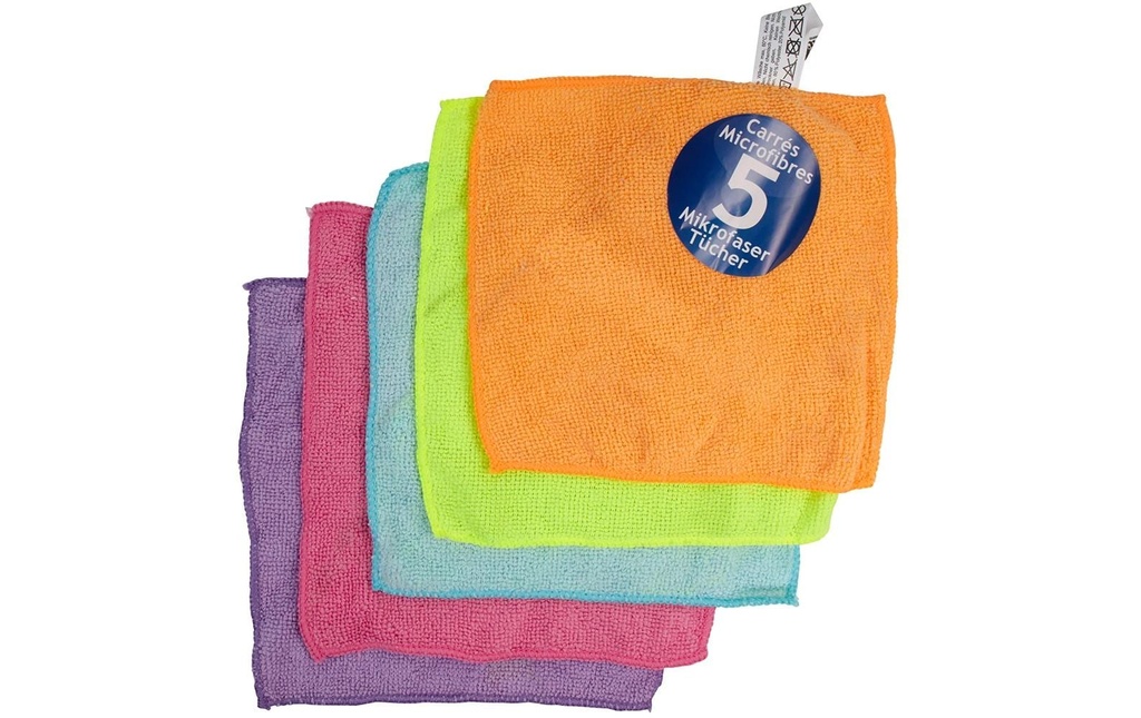 CPC Chiffon microfibre Mini 5 pièces, 20 cm x 20 cm