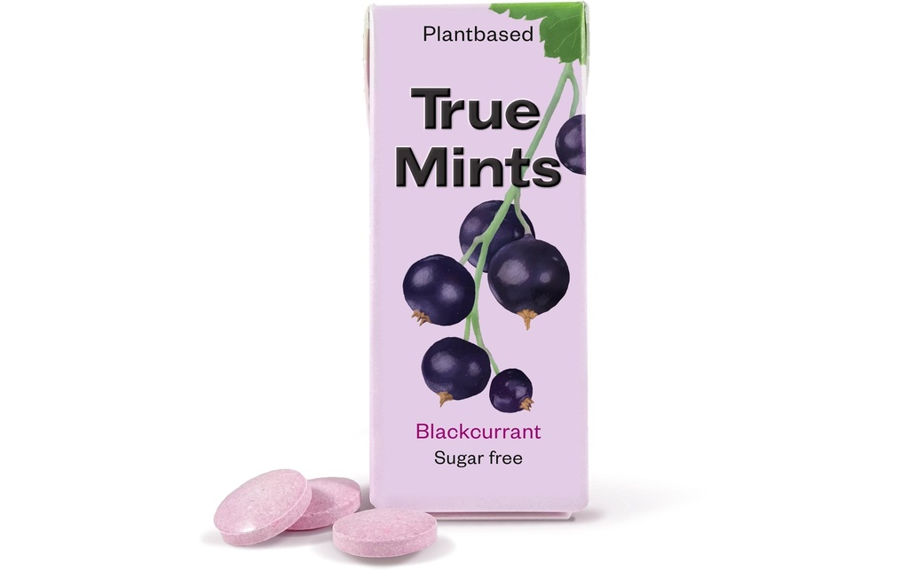 True Gum Bonbons True Mints cassis 13 g