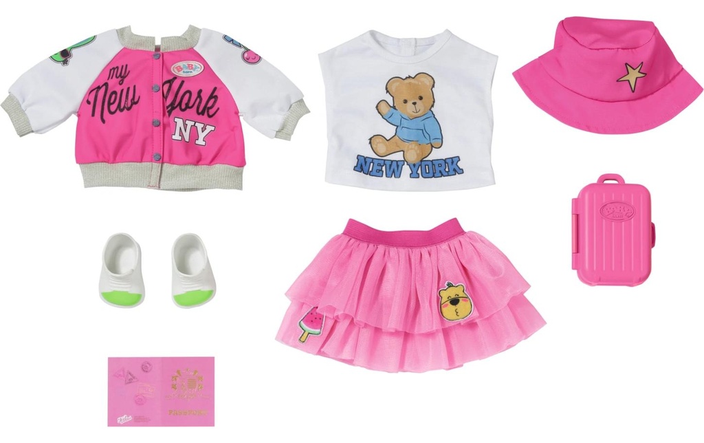 Baby Born Vêtements pour poupées Tenue de voyage de luxe 43 cm