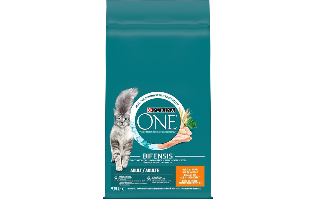 Purina ONE Alimentation sèche Adult poulet et céréales complètes 9.75 kg