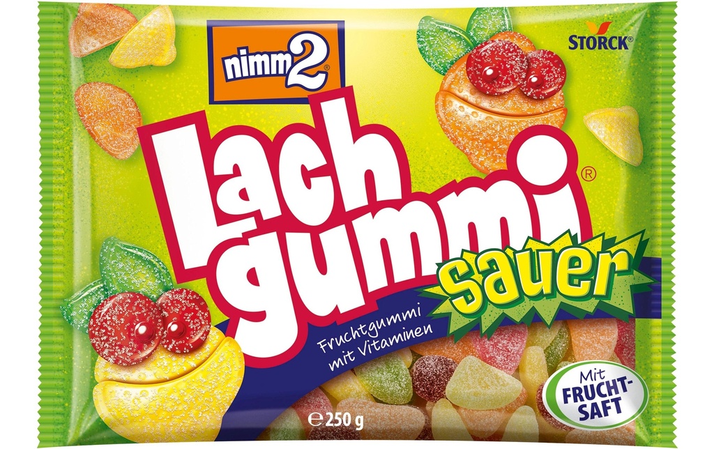 Storck Bonbons gommeux Nimm2 gomme à rire acide 250 g