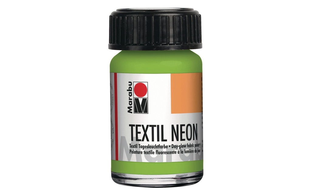 Marabu Peinture pour textile Neon UV 15 ml Vert néon
