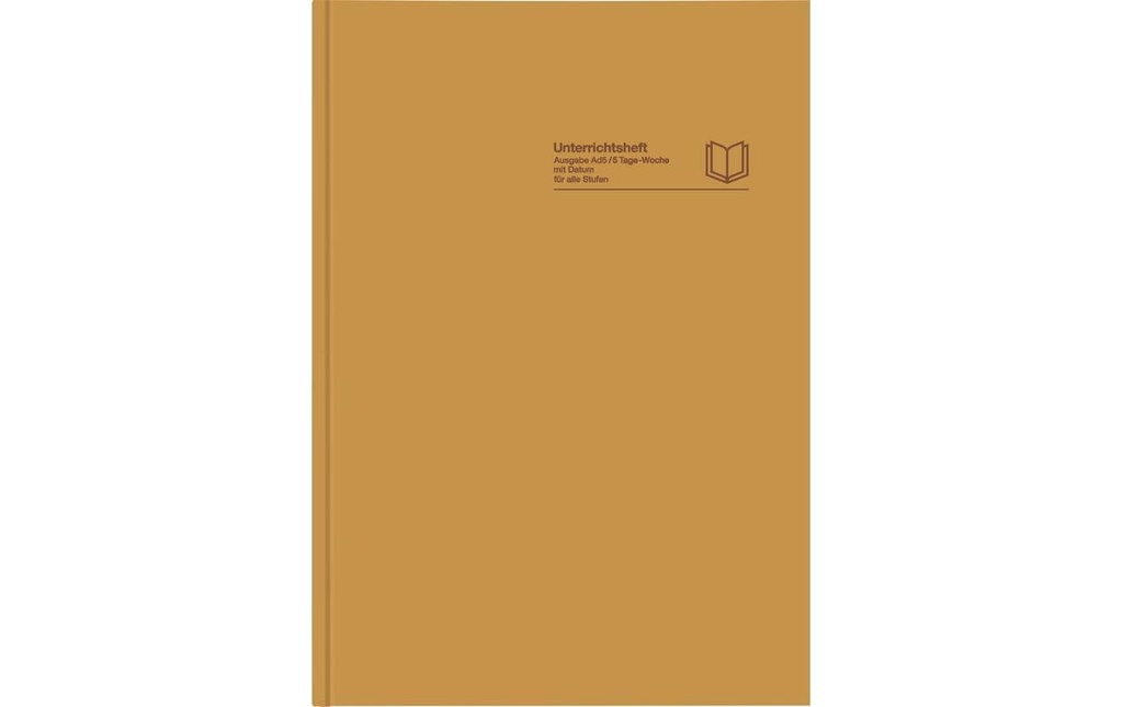 Clevs Cahier de cours pour tous les niveaux 2026 / 2027, 52 KW, or