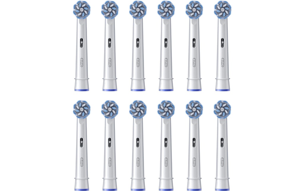 Oral-B Tête de brosse à dents Sensitive Clean 12 pièces, Blanc