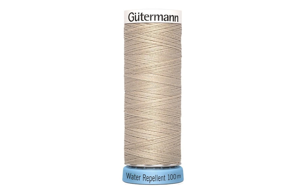 Gütermann Fil à coudre et à broder Water Repellent 1 pièce, Beige