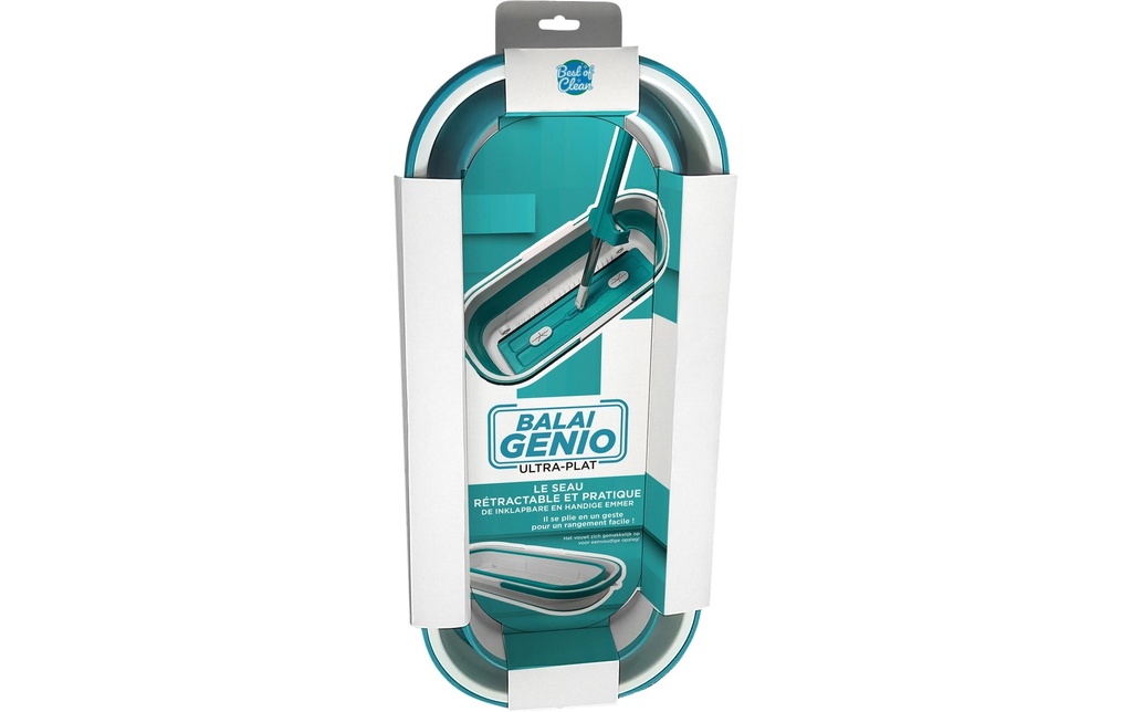 CPC Seau pliable pour Genio Mop 9 l, Vert/Blanc