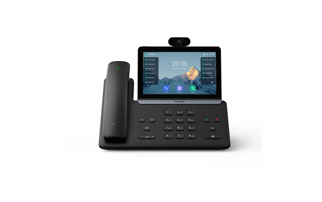 Yealink Téléphone de bureau T88 V Pro Noir