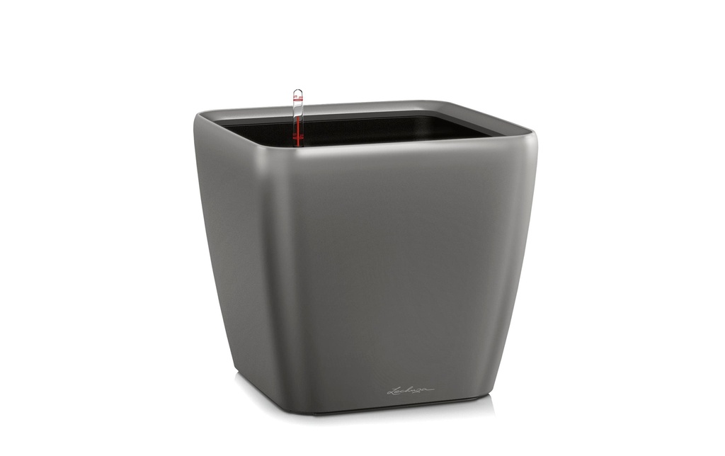 Lechuza Pot à fleur Quadro Premium 21 LS Gris foncé