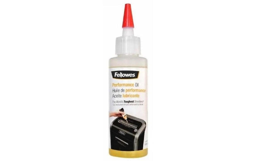 Fellowes Huile spéciale pour déchiqueteuse de documents 120 ml
