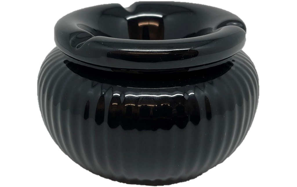 Dameco Cendrier Noir Brillance