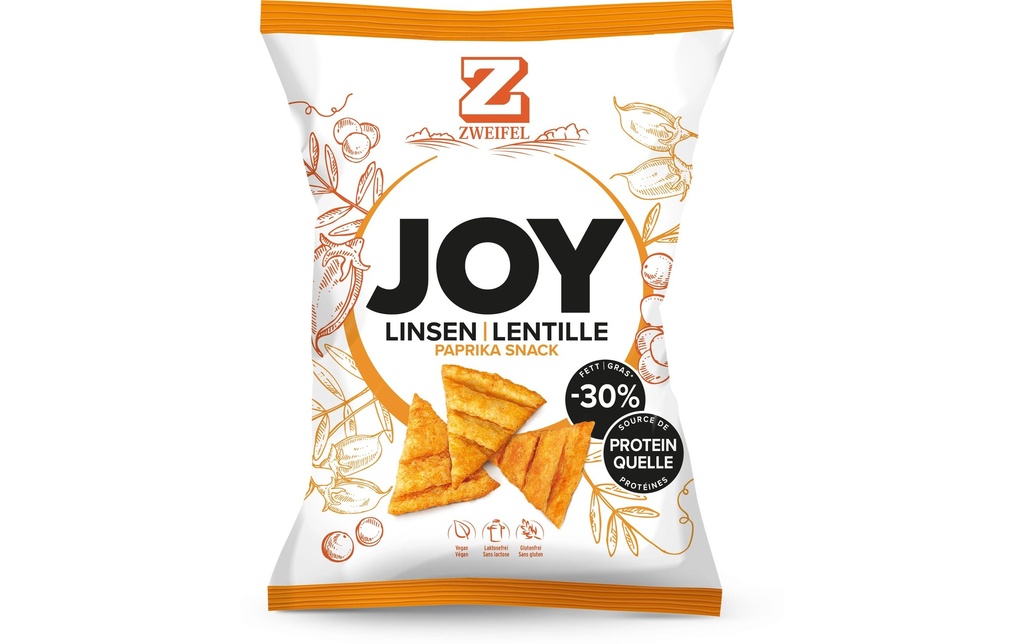 Zweifel Joy Lentil Paprika 80 g