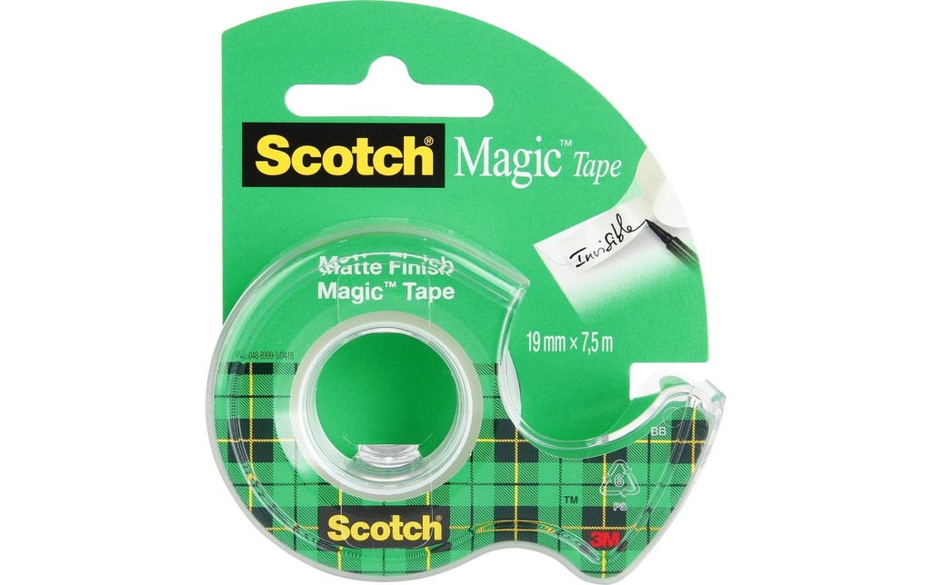 Scotch Dérouleur manuel Magic Tape 19 mm x 7.5 m