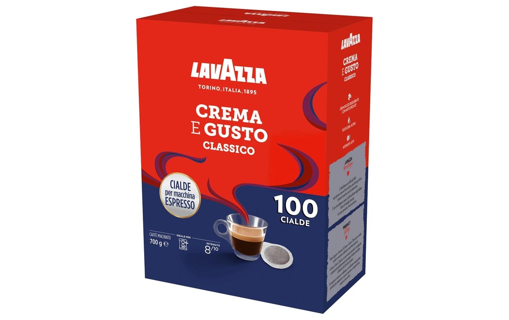 Lavazza Dosettes de café Crema e Gusto 100 pièces