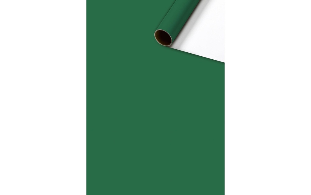 Stewo Papier cadeau Couleur Vert foncé / Weiss, 70 cm x 2 m