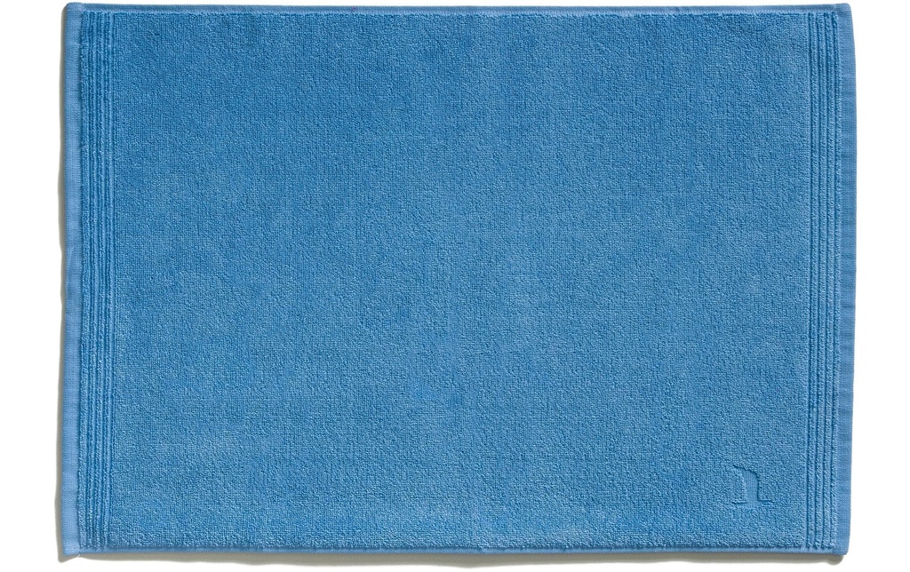 Möve Tapis de bain Superwuschel 50 x 70 cm, Bleu