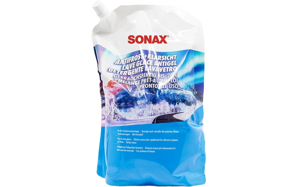 Sonax Nettoyant hiver pour vitres -20 °C prêt à l'emploi, 2 l