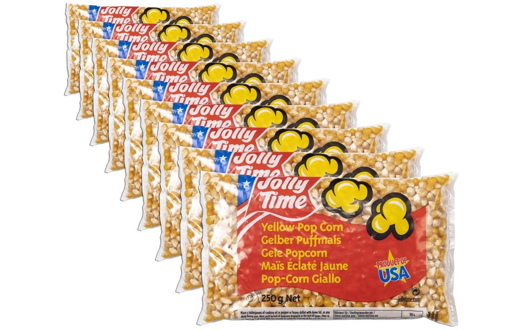 Jolly Time Popcorn Jaune 9x 250 g