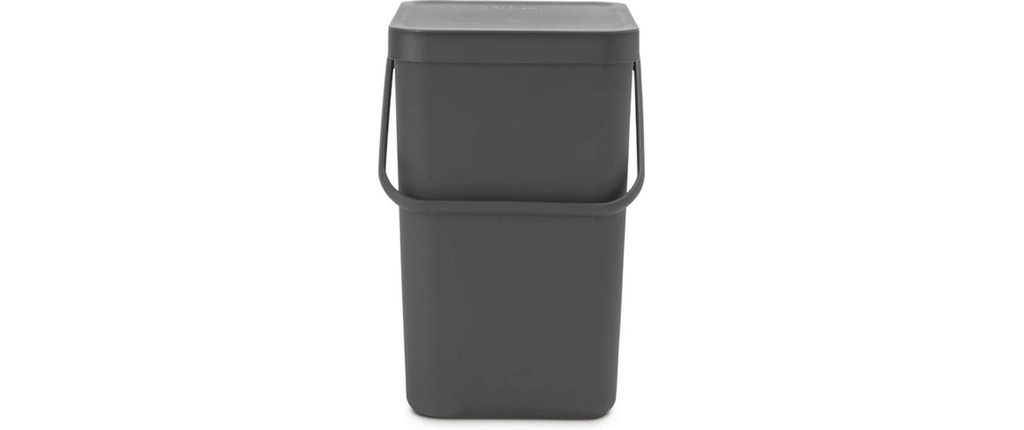 Brabantia Bacs de recyclage Sort & Go 25 l, Gris