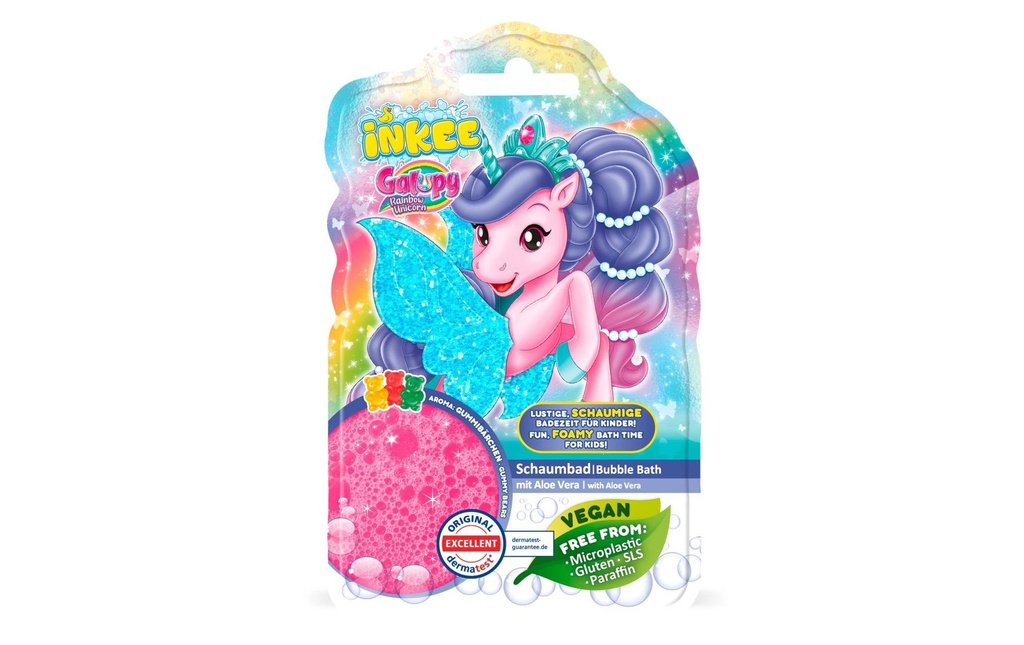 Craze Plaisir dans la baignoire Inkee Bubble Bath liquide Galupy Unicorn