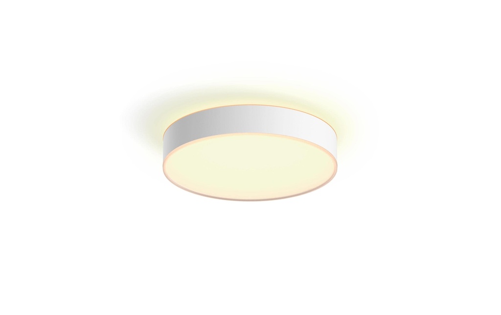 Philips Hue White Ambiance Enrave Plafonnier M Blanc + variateur d'intensité lumineuse