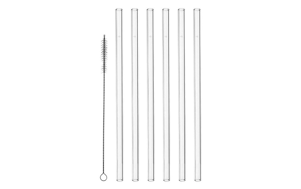 Montana Paille 23 cm avec pinceau, 6 pièces, transparent