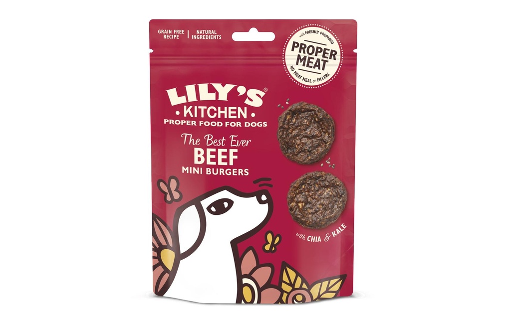 Lily's Kitchen Friandise Beef Mini Burgers, 70 g