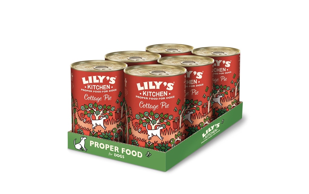 Lily's Kitchen Alimentation humide Boeuf et légumes, 6 x 400 g