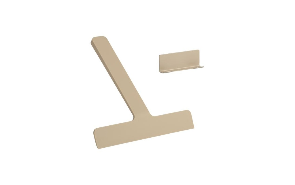 Zone Denmark Raclette de douche Ume avec support Beige, 2 pièces