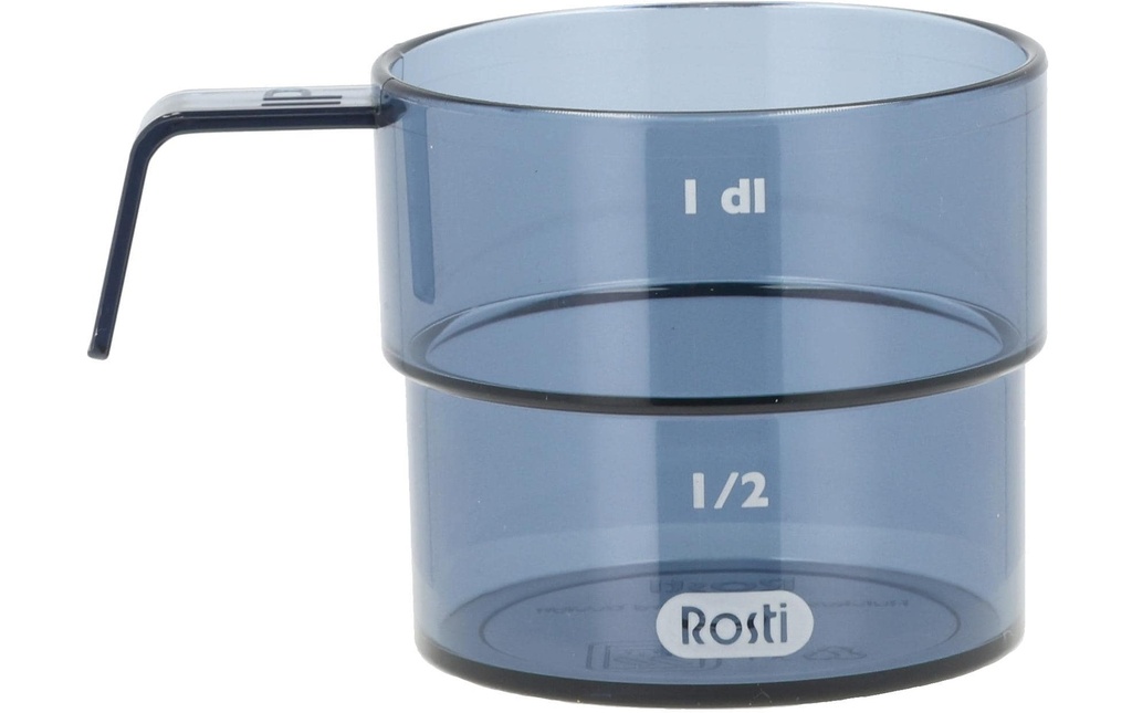 Rosti Verre mesureur Mensura 1 dl, Bleu