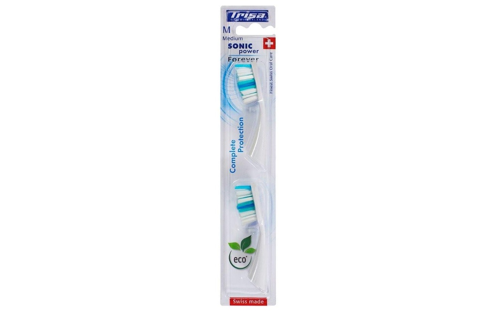 Trisa Tête de brosse à dents Sonic Power Complete Protection M, 2 Pièce/s