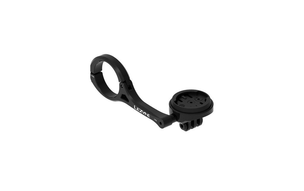 Lezyne Fixation Garmin/Wahoo GPS Forward Mount With Gopro