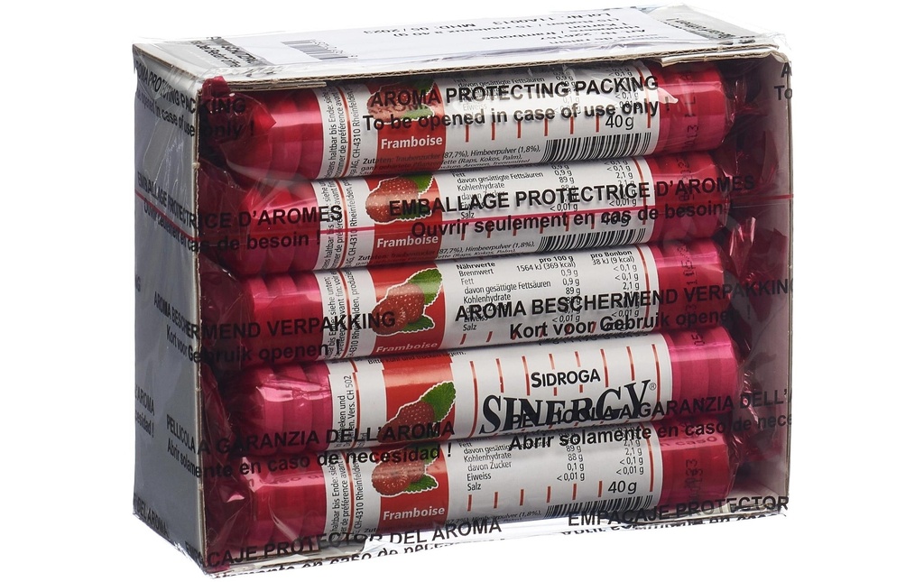 Sinergy Glucose framboise 15 x 40 g