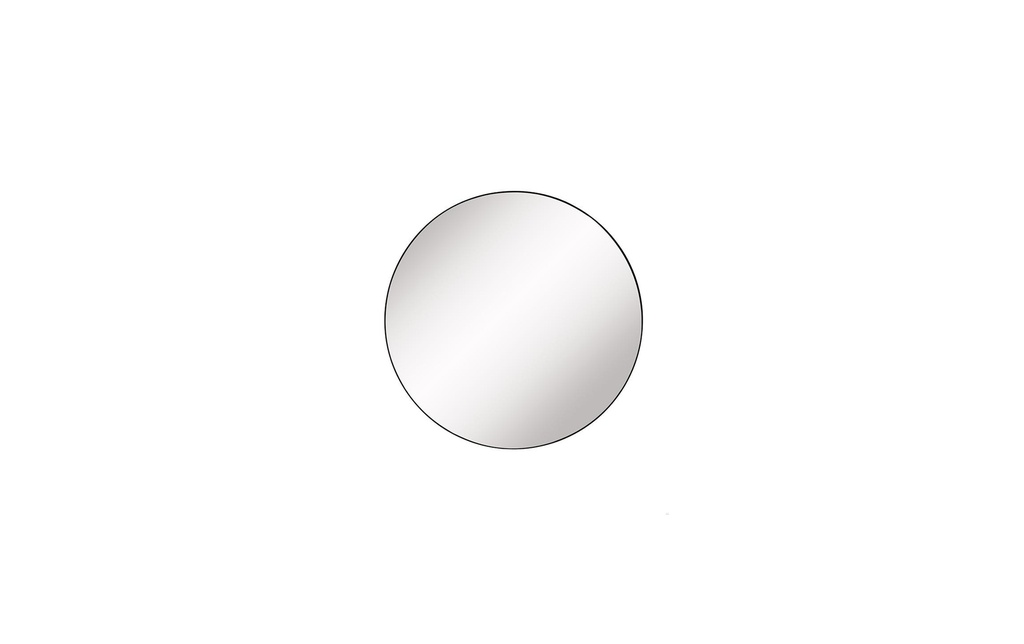 Esmée Miroir rond 30 cm, noir
