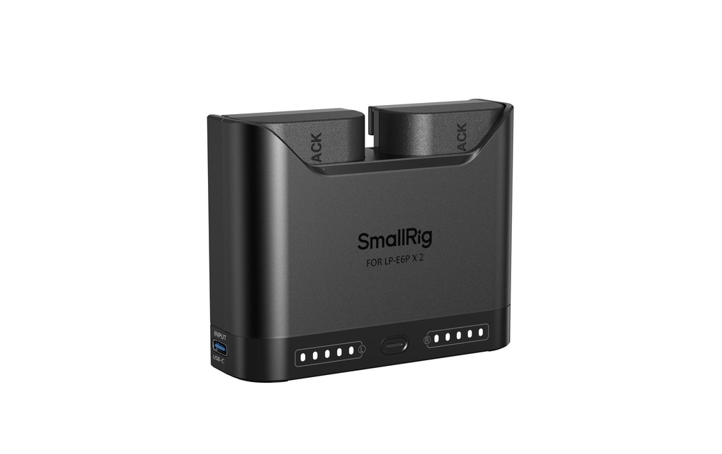 Smallrig Batterie pour Appareils photo numérique Kit de charge turbo avec 2x batterie LP-E6NH