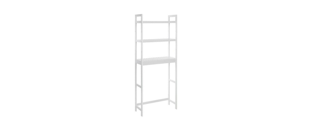 Songmics Étagère de salle de bain 163 x 63 cm, Blanc
