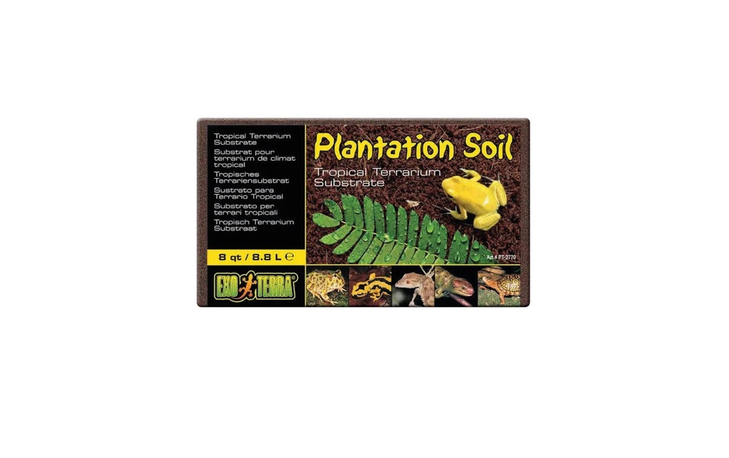 Exo Terra Substrat de sol Plantation Soil – Brique, 8.8 l