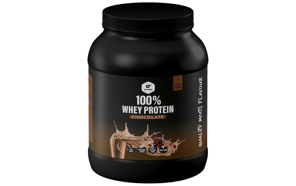 Go Fitness Poudre 100% Whey Protein Chocolat 2200 g