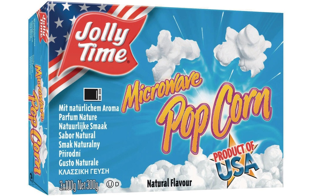 Jolly Time Pop Corn Nature Micro-ondes 300 g