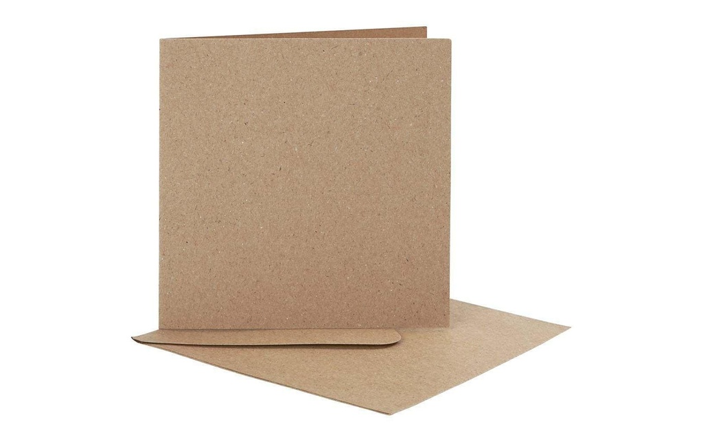Creativ Company Carte vierge 12.5 x 12.5 cm 10 Ensemble