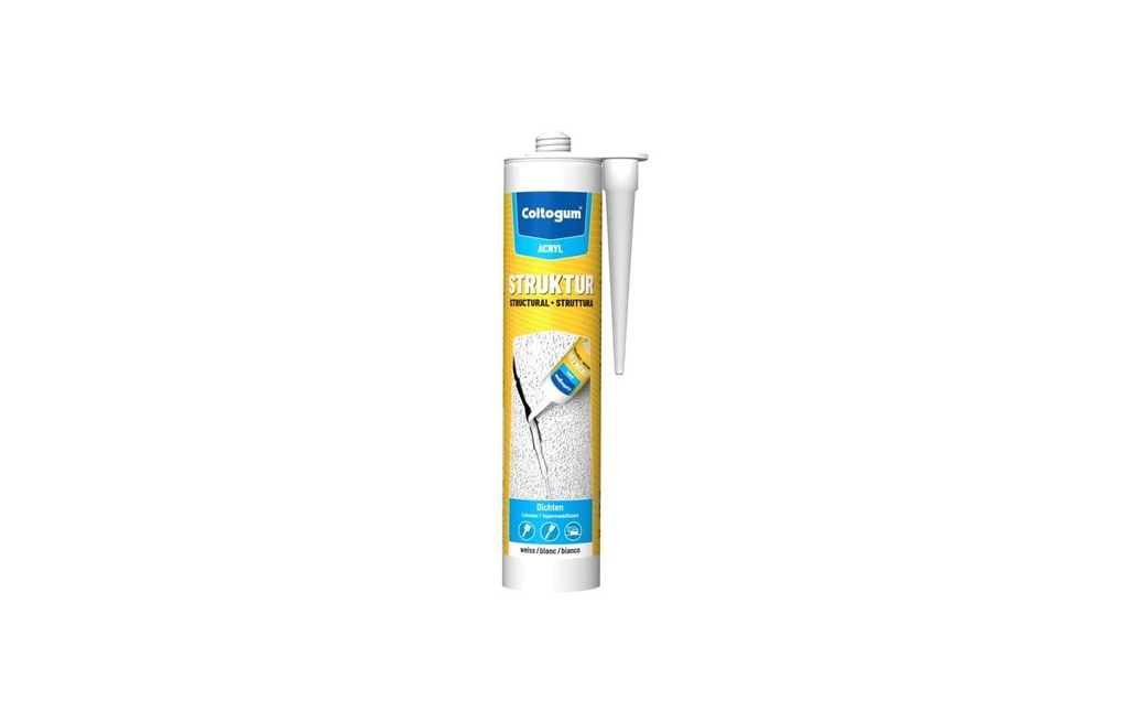 Coltogum Mastic d'étanchéité acrylique structuré blanc 310 ml