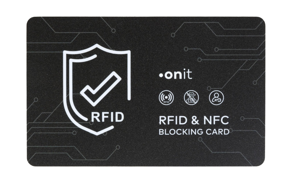 onit Carte de blocage du skimming Noir