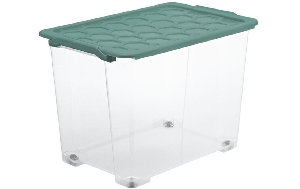 [649082592] ROTHO Box SAFE 65L transparent/vert