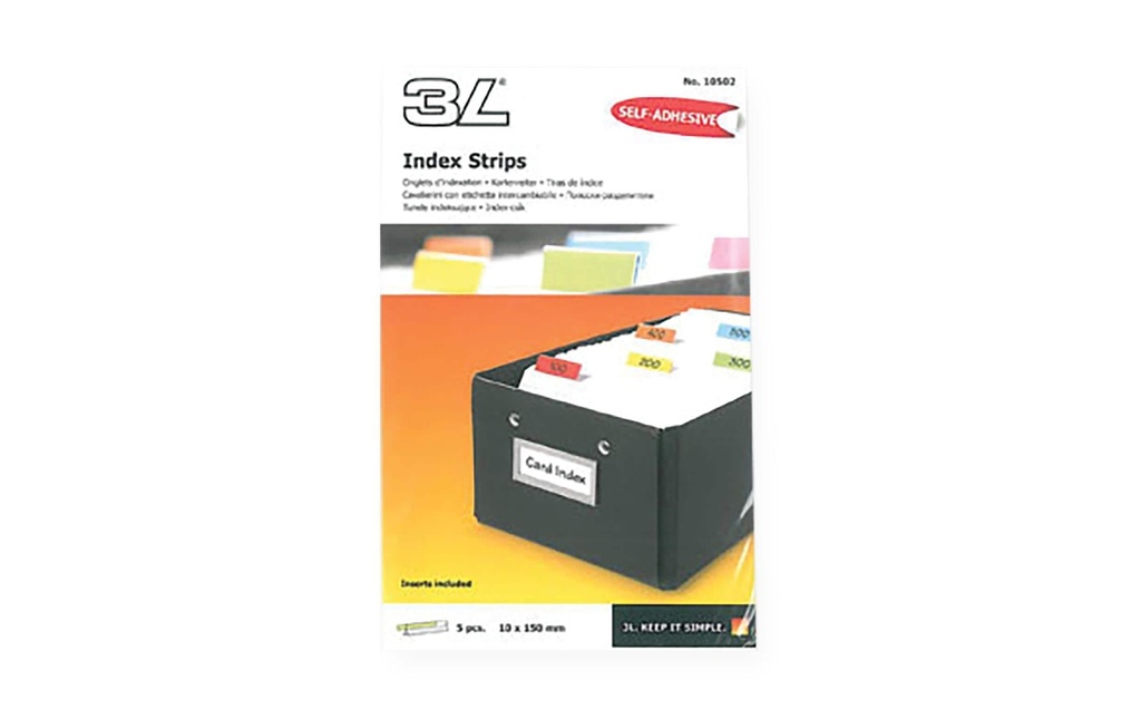 [101050200] DJOIS Onglets d'indexation 10mm cole (5 pces)
