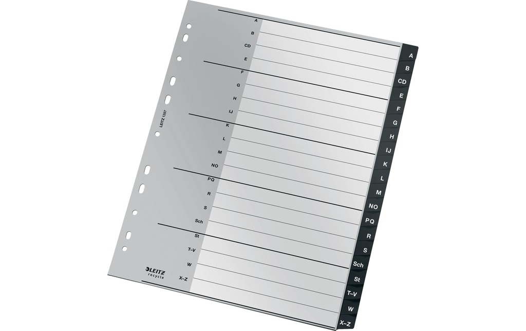 LEITZ Registre Recycle PP A4 A-Z ext