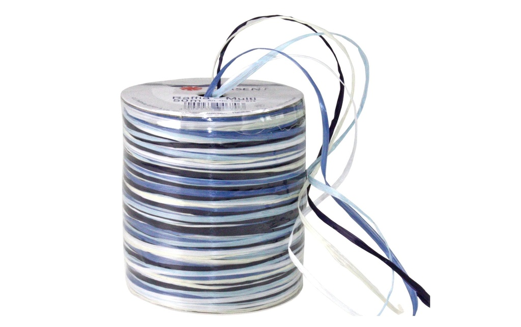 PRÄSENT Ruban cadeau MULTI-RAFFIA (50 pces)