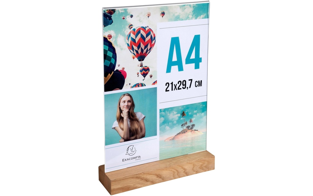 [100084258] EXACOMPTA Présent.table supp.en bois A4h