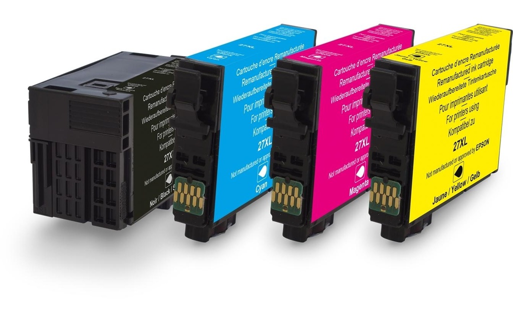Generic Ink Encre Epson 27 XL Multipack Magenta/Yellow/noir/Cyan