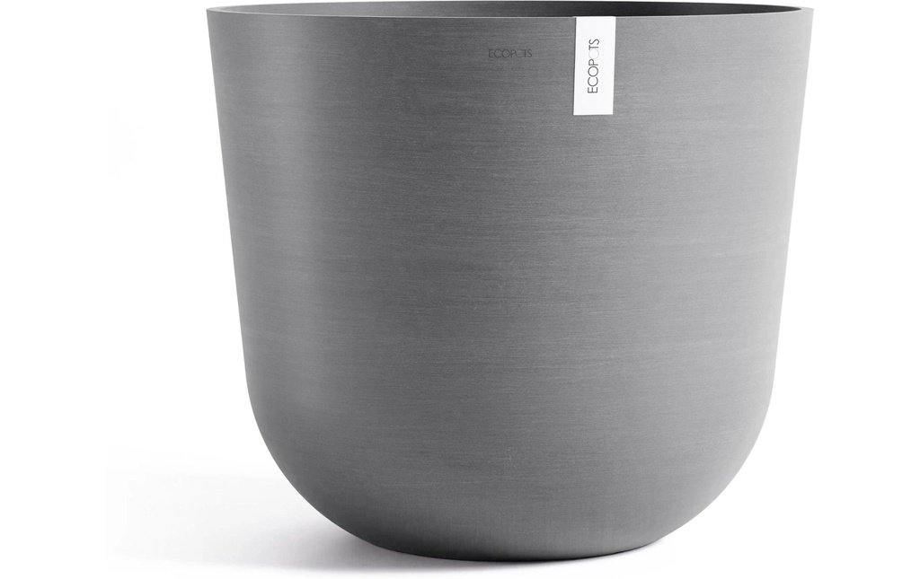 Ecopots Pot de fleur Oslo Ø 65 cm Gris