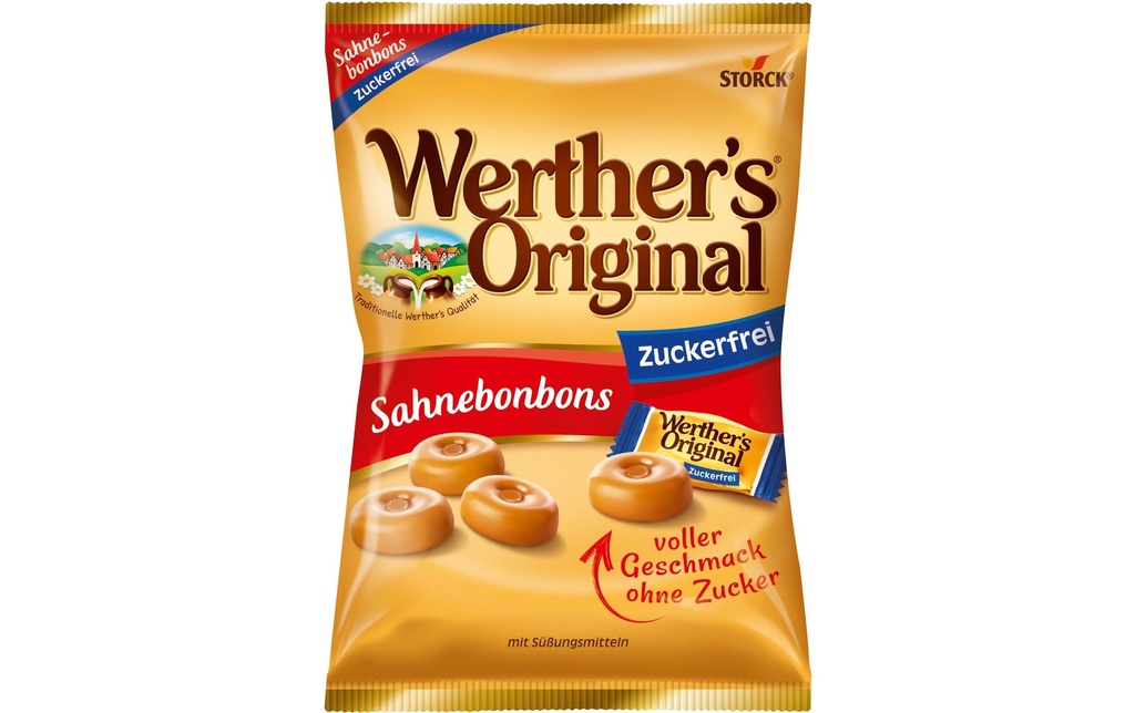 Storck Bonbons Werthers Original sans sucre 70 g