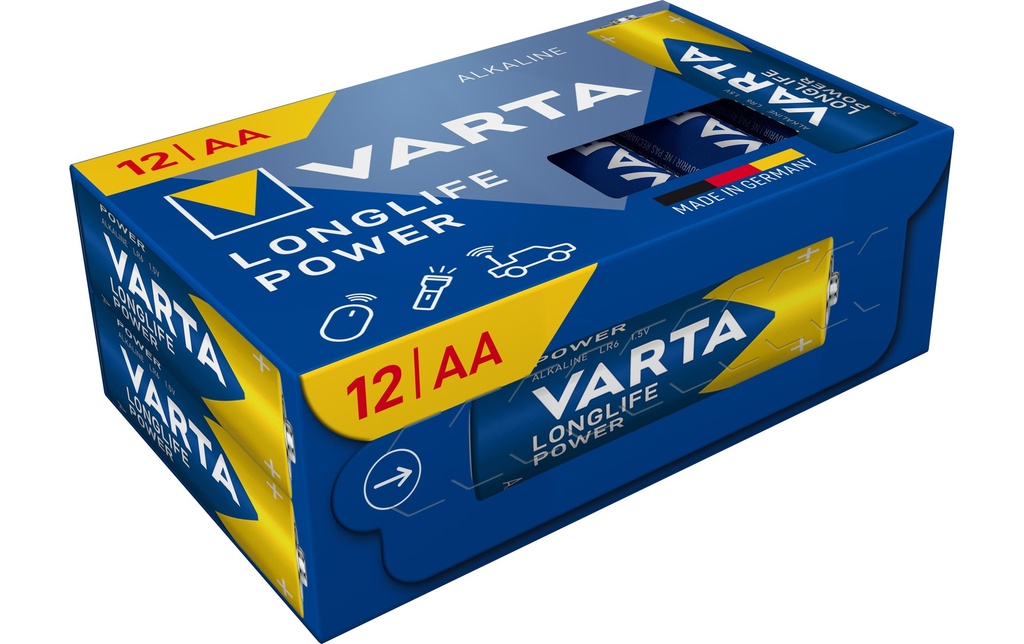 Varta Pile Longlife Power AA , 12 Pièce/s